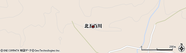 新潟県三条市北五百川周辺の地図