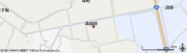 福島県南相馬市小高区泉沢（改良田）周辺の地図