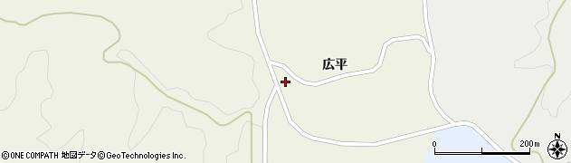 福島県二本松市上長折広平53周辺の地図