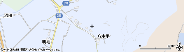 福島県南相馬市小高区女場（八木平）周辺の地図