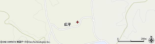 福島県二本松市上長折広平101周辺の地図