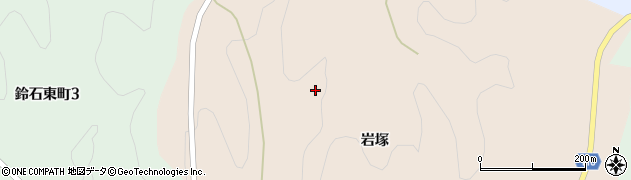 福島県二本松市成田（岩塚）周辺の地図
