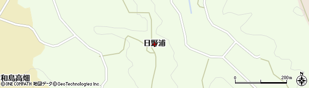 新潟県長岡市日野浦周辺の地図