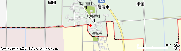 福島県湯川村（河沼郡）桜町（竹ノ内乙）周辺の地図