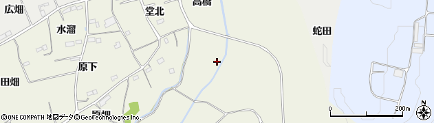 福島県南相馬市小高区上根沢（田仲島）周辺の地図