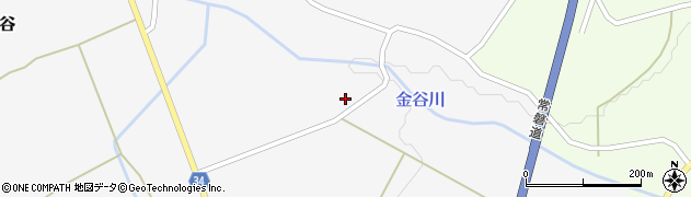 福島県南相馬市小高区金谷（東川原）周辺の地図