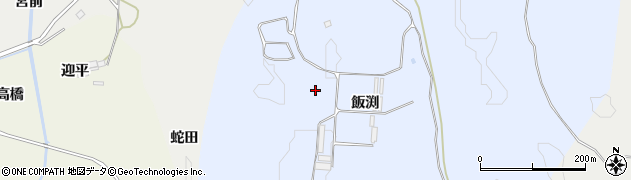 福島県南相馬市小高区吉名飯渕周辺の地図