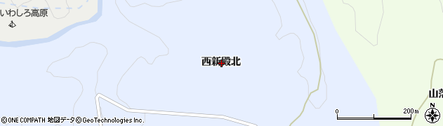 福島県二本松市西新殿北周辺の地図