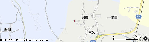 福島県南相馬市小高区泉沢浪岩32周辺の地図
