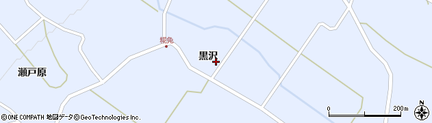 福島県大玉村（安達郡）玉井（黒沢）周辺の地図
