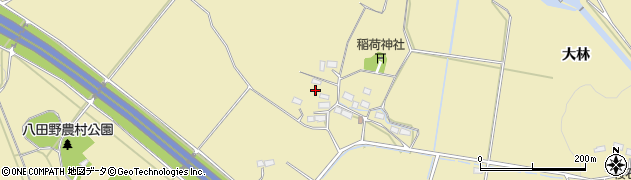 福島県会津若松市河東町八田（大林甲）周辺の地図