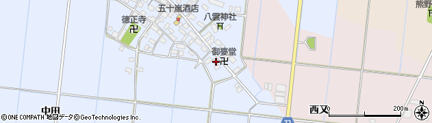 福島県会津坂下町（河沼郡）福原（鳴渕）周辺の地図