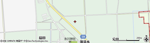 福島県湯川村（河沼郡）桜町（村北）周辺の地図