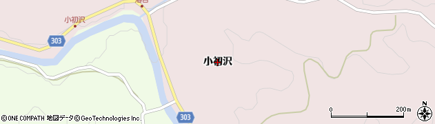 福島県二本松市戸沢（小初沢）周辺の地図