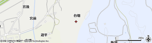 福島県南相馬市小高区小屋木（台畑）周辺の地図