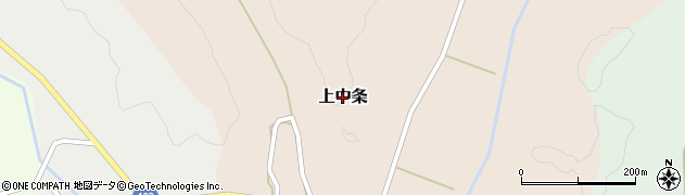 新潟県出雲崎町（三島郡）上中条周辺の地図