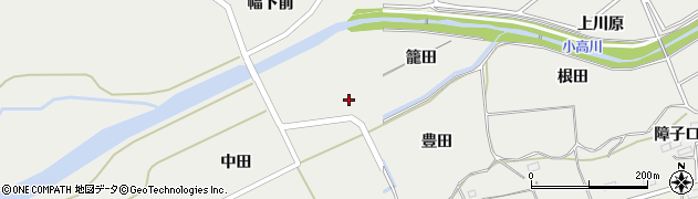 福島県南相馬市小高区小屋木（籠田）周辺の地図