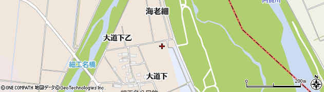 福島県会津坂下町（河沼郡）海老細周辺の地図