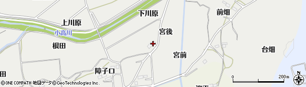 福島県南相馬市小高区小屋木（宮後）周辺の地図
