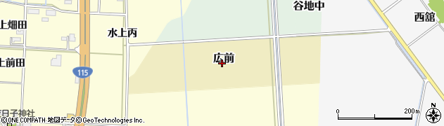 福島県耶麻郡猪苗代町広前周辺の地図