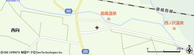 福島県猪苗代町（耶麻郡）磐根（東向）周辺の地図