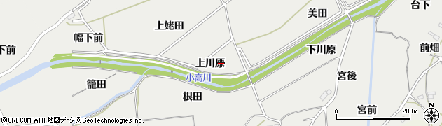 福島県南相馬市小高区小屋木上川原周辺の地図