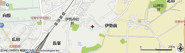 福島県会津若松市河東町広田東158周辺の地図