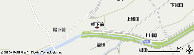 福島県南相馬市小高区小屋木（川北）周辺の地図