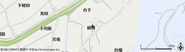福島県南相馬市小高区小屋木前畑周辺の地図