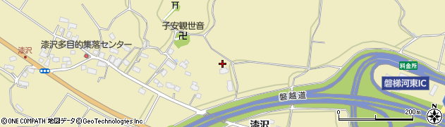福島県会津若松市河東町八田上糠塚甲周辺の地図
