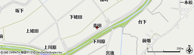 福島県南相馬市小高区小屋木美田周辺の地図
