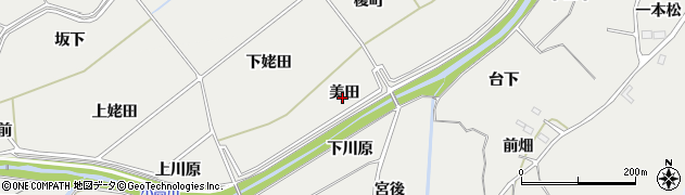 福島県南相馬市小高区小屋木（美田）周辺の地図