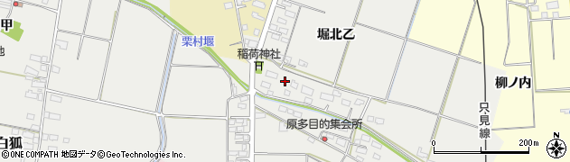 福島県会津坂下町（河沼郡）白狐（堀北乙）周辺の地図