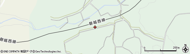 福島県耶麻郡磐梯町更科三階周辺の地図
