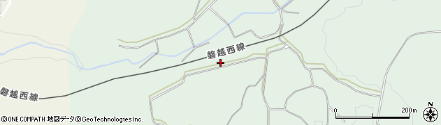福島県磐梯町（耶麻郡）更科（三階）周辺の地図