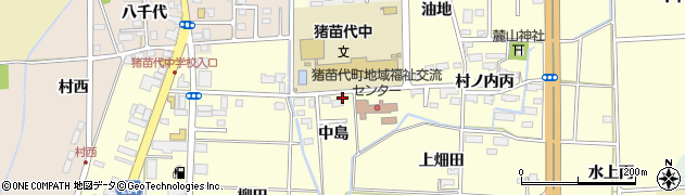 福島県耶麻郡猪苗代町千代田中島周辺の地図