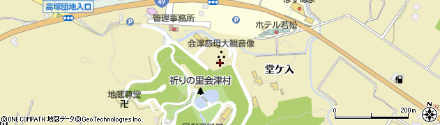 福島県会津若松市河東町浅山堂ケ入13周辺の地図