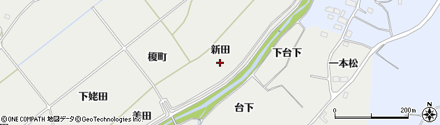 福島県南相馬市小高区小屋木（新田）周辺の地図