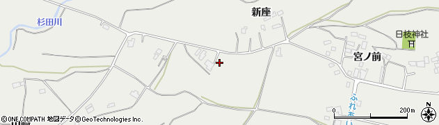 福島県大玉村（安達郡）大山（羽黒前）周辺の地図