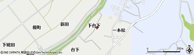 福島県南相馬市小高区小屋木（下台下）周辺の地図