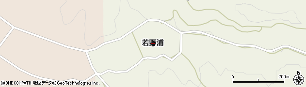 新潟県長岡市若野浦周辺の地図