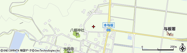 新潟県長岡市与板町本与板周辺の地図