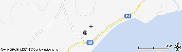 福島県柳津町（河沼郡）藤（舟渡）周辺の地図