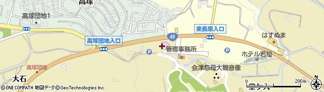 福島県会津若松市河東町浅山（堂ケ入丙）周辺の地図