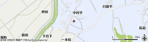 福島県南相馬市小高区吉名中村平74周辺の地図