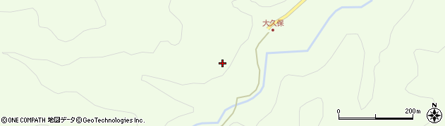 福島県西会津町（耶麻郡）野沢（大沢）周辺の地図