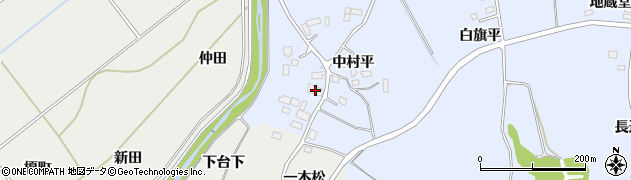 福島県南相馬市小高区吉名中村平35周辺の地図
