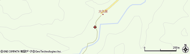 福島県西会津町（耶麻郡）野沢（大沢甲）周辺の地図