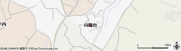 福島県二本松市向陽台周辺の地図