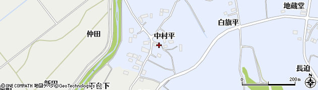 福島県南相馬市小高区吉名中村平78周辺の地図